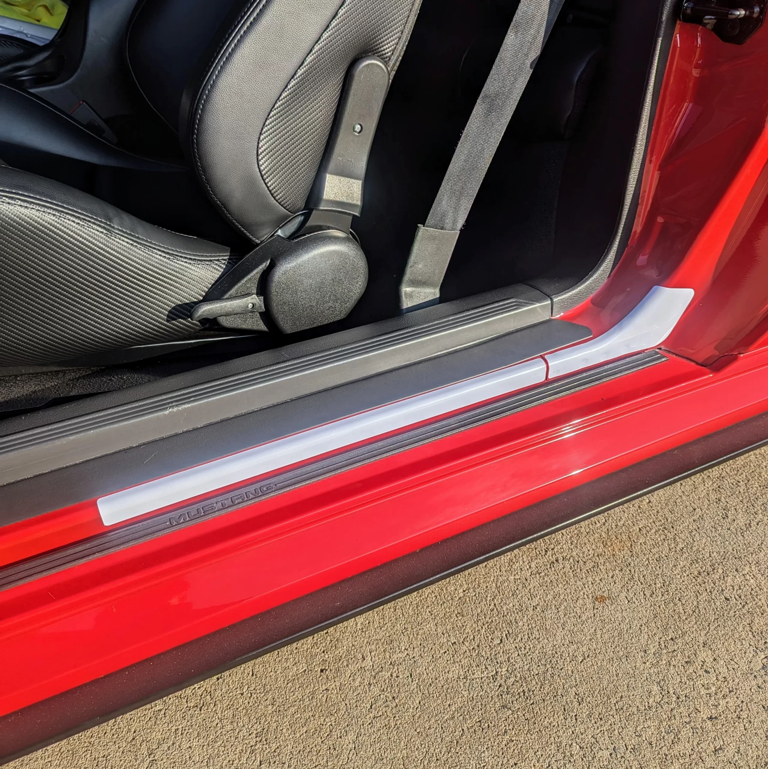 99 04 ford mustang door jam paint protection 2